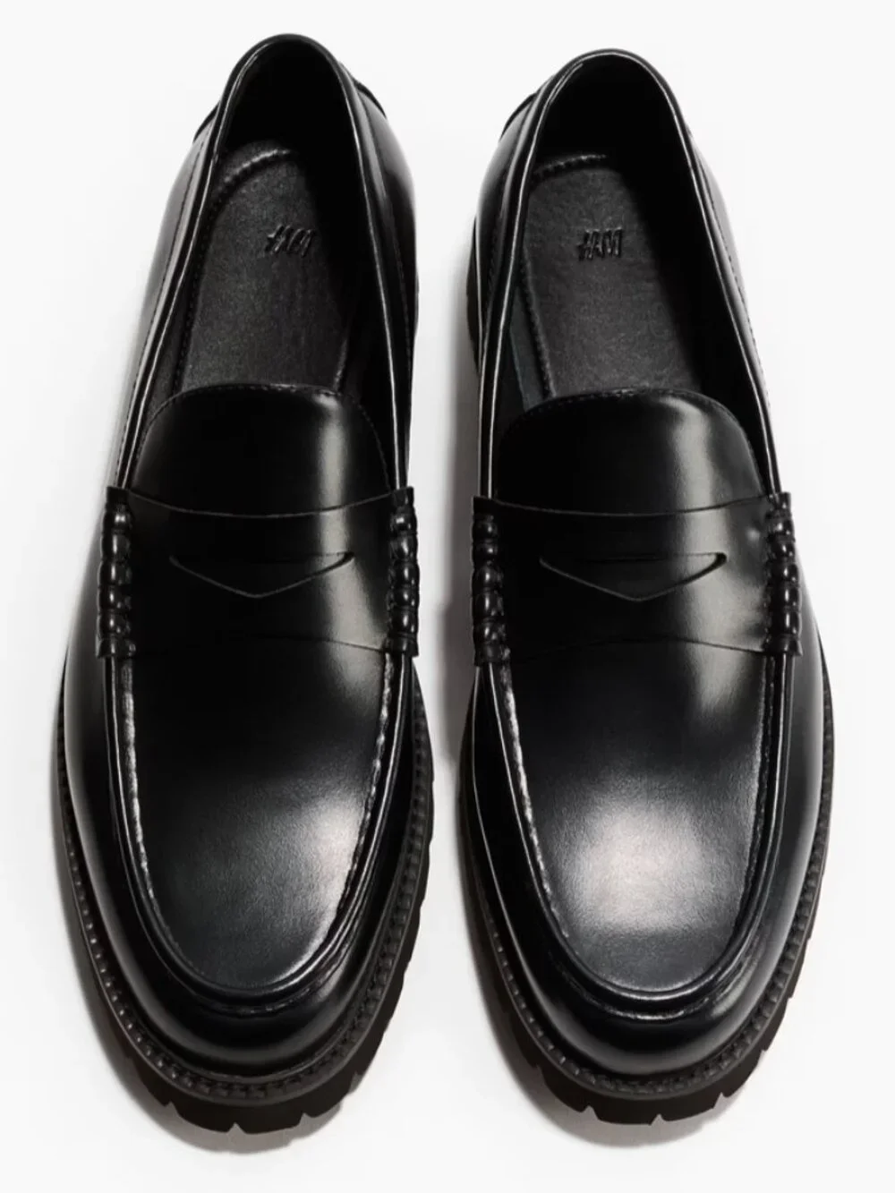 BRAND NEW H&M Black Loafers in Size 43